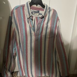 Chubbies “The Nutter” long sleeve 1/2 button flannel shirt